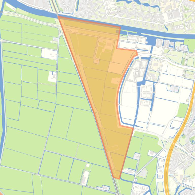 Kaart van de buurt Boksumerhoeke.