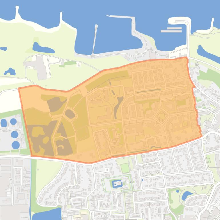 Kaart van de buurt Boldershof.