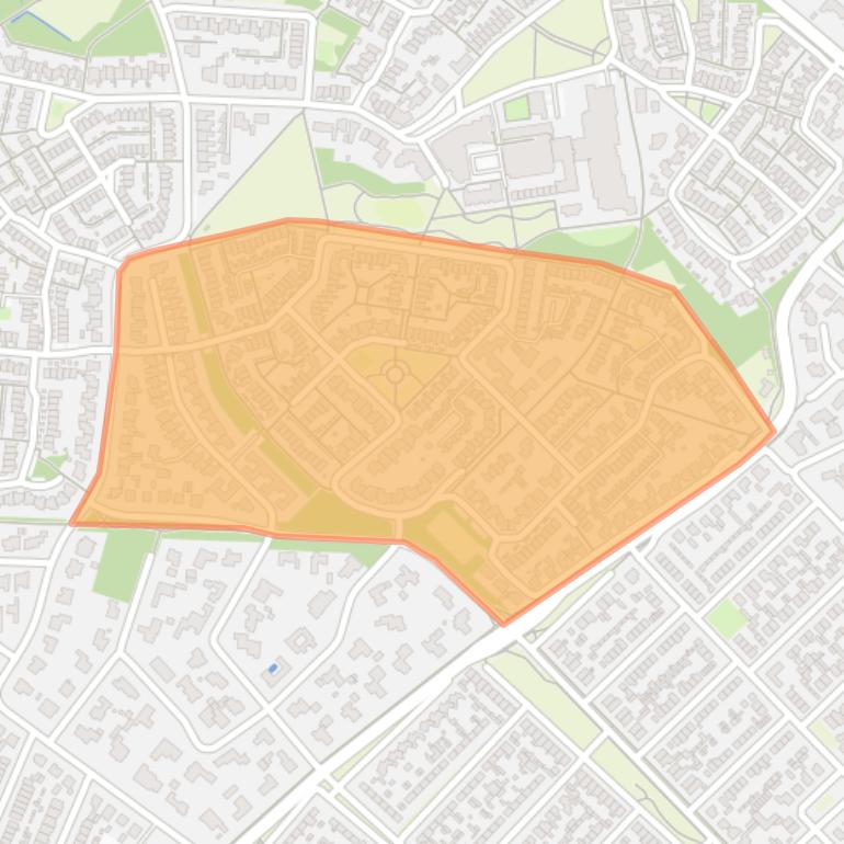 Kaart van de buurt Bomen.