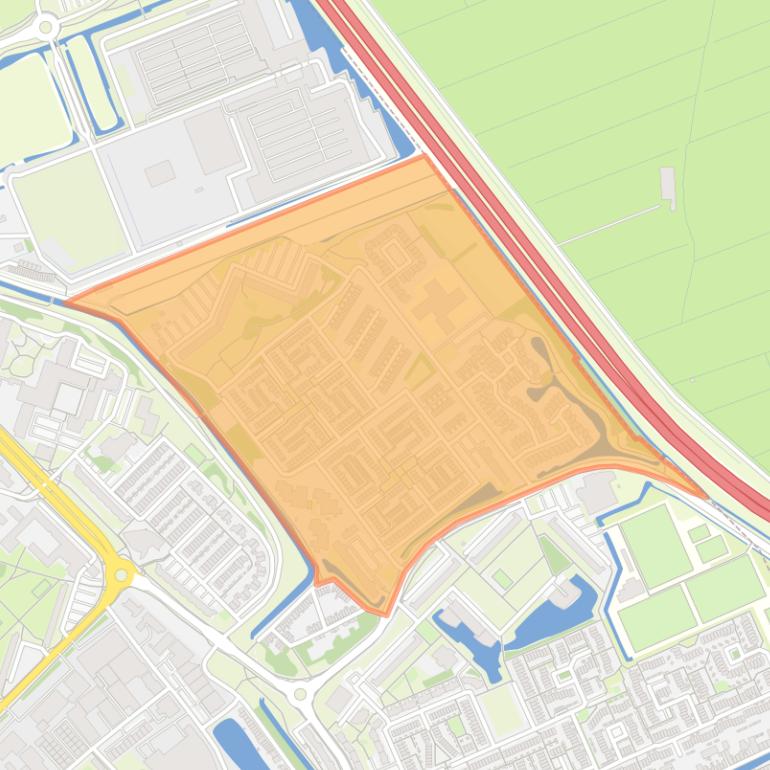 Kaart van de buurt Bomendal.