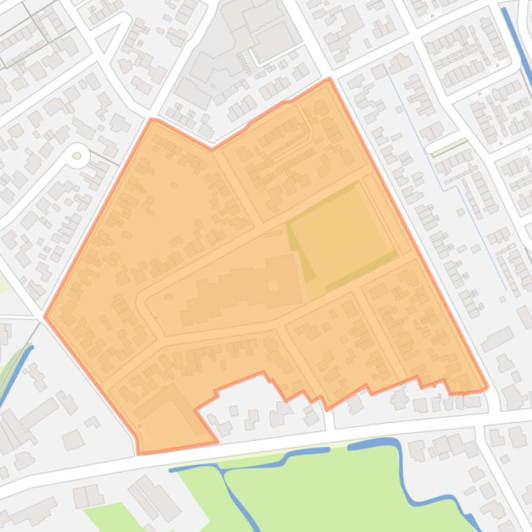 Kaart van de buurt Bonifatius.