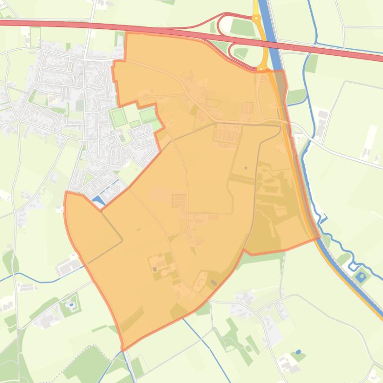 Kaart van de buurt Boomen.