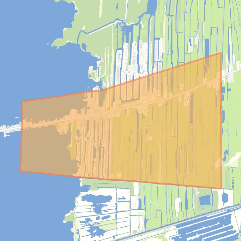 Kaart van de buurt Boomhoek.