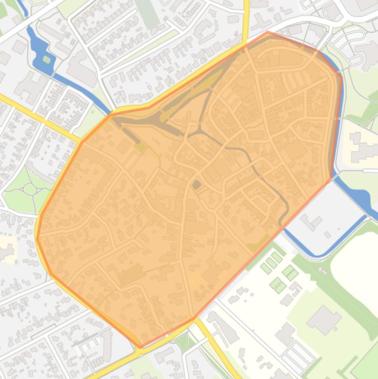 Kaart van de buurt Borculo Centrum.