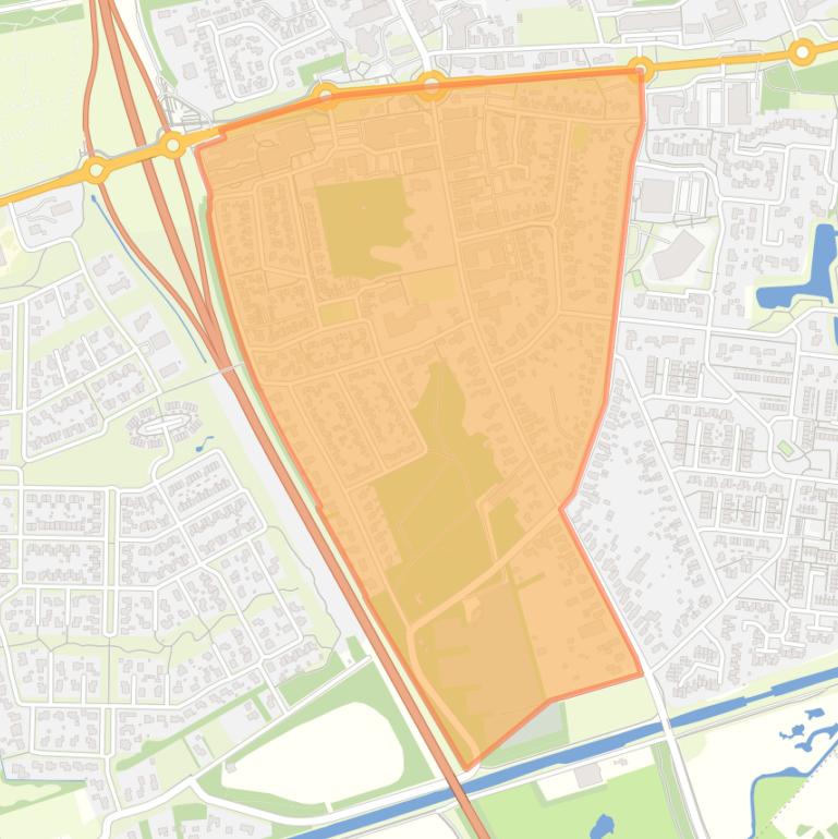 Kaart van de buurt Borger-Centrum.