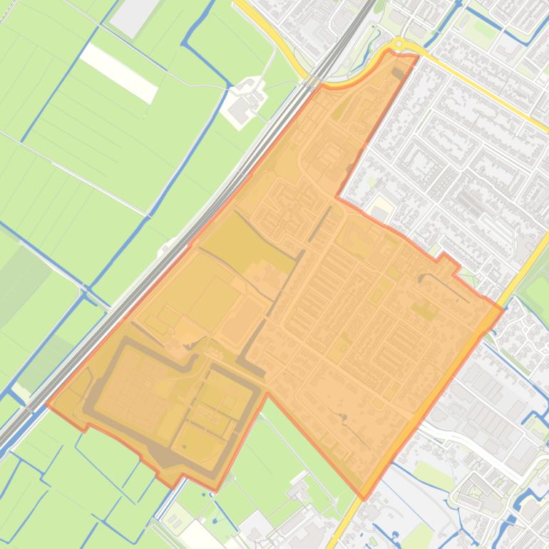 Kaart van de buurt Boschgeest.