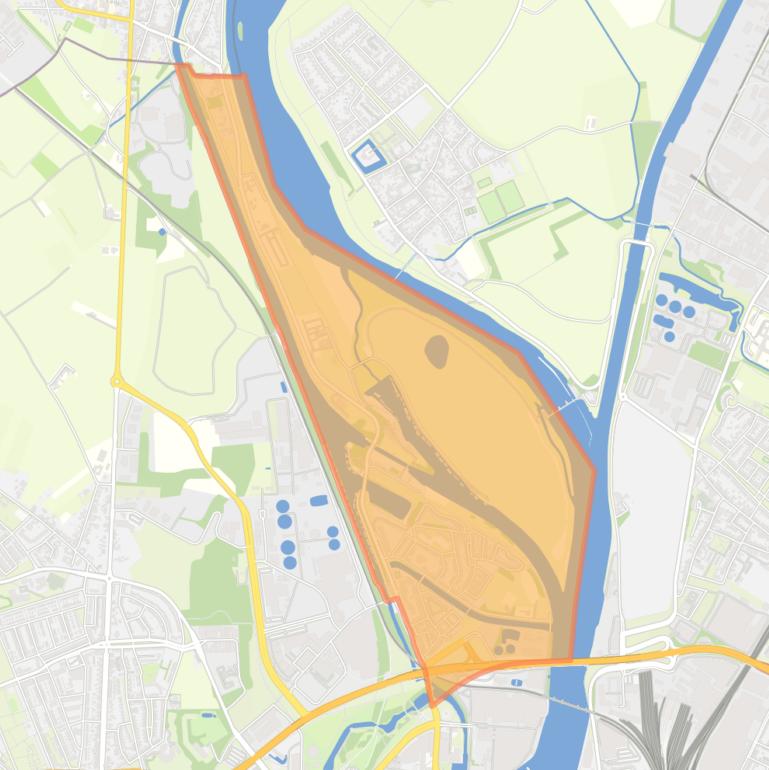 Kaart van de buurt Boschpoort.