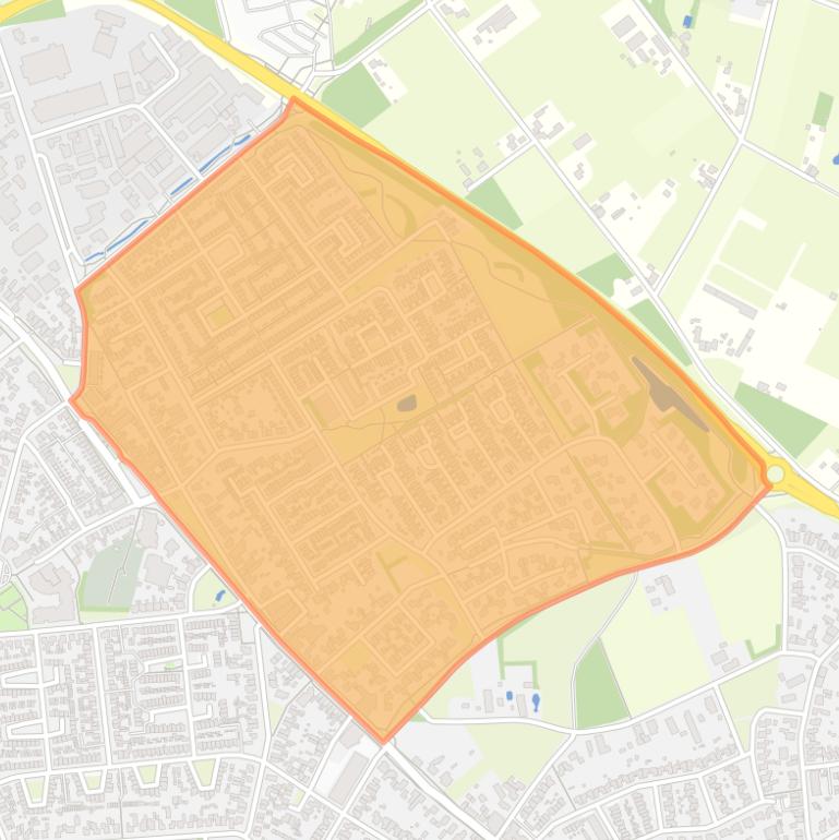 Kaart van de buurt Boschweg Noordoost.