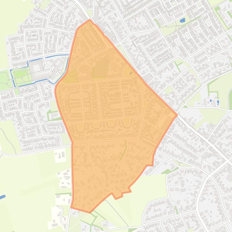 Kaart van de buurt Boschweg Zuidwest.