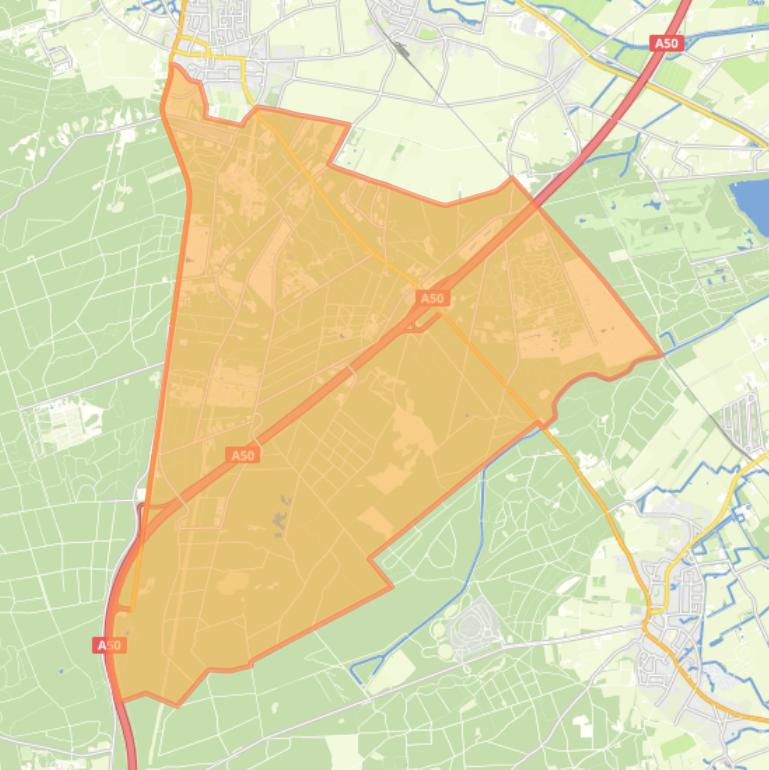 Kaart van de buurt Bosgebied Beekbergen-Zuid.