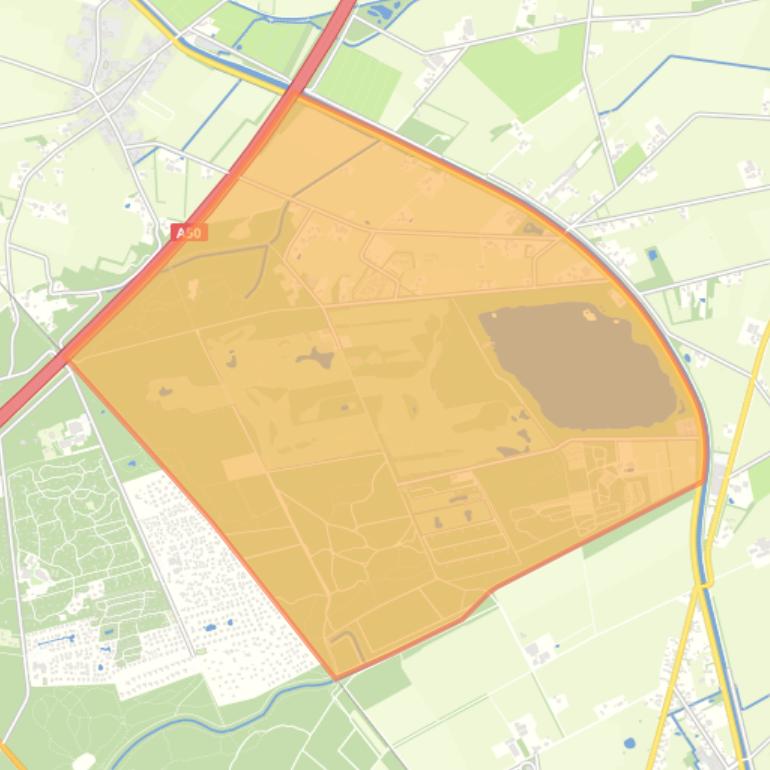 Kaart van de buurt Bosgebied Oosterhuizen.