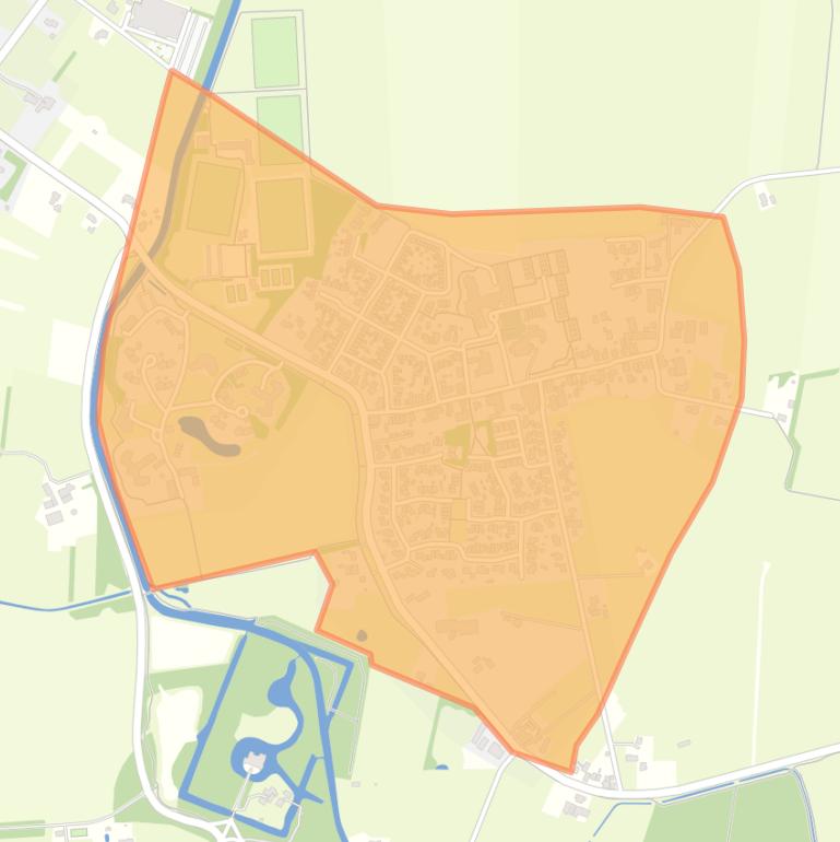 Kaart van de buurt Boskamp Kern.