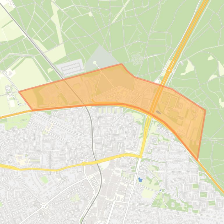 Kaart van de buurt Bosrand.