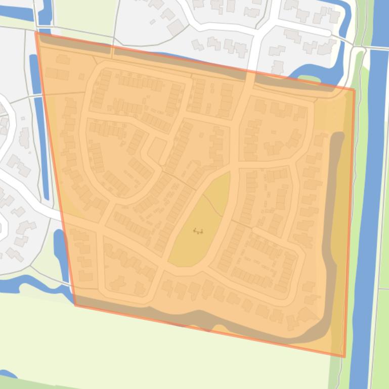 Kaart van de buurt Bosveld.