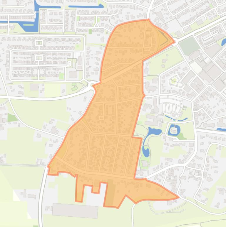 Kaart van de buurt Boswei.