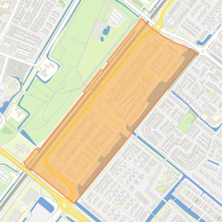 Kaart van de buurt Boterdorpse Zoom.
