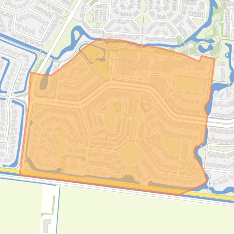 Kaart van de buurt Boterzwin.