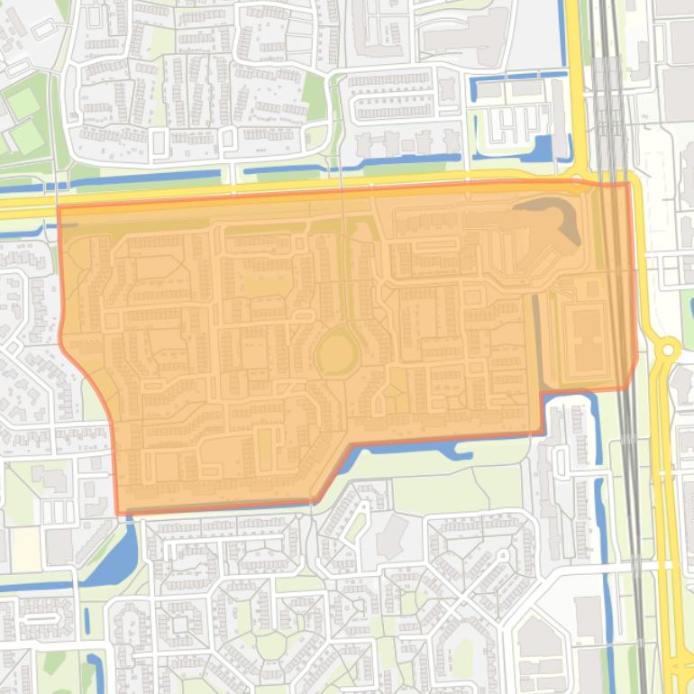 Kaart van de buurt Botter Oost.