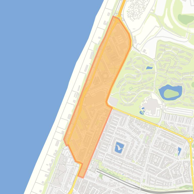 Kaart van de buurt Boulevard Noord.