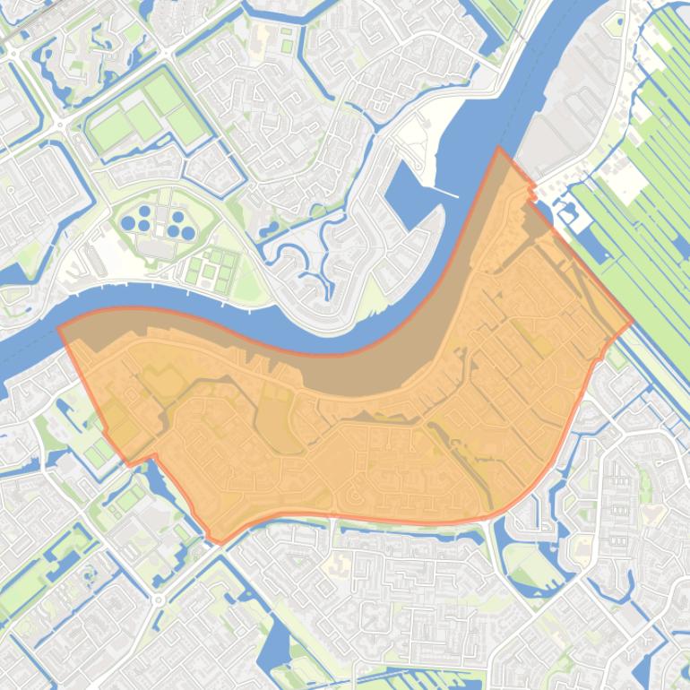 Kaart van de buurt Boveneind.