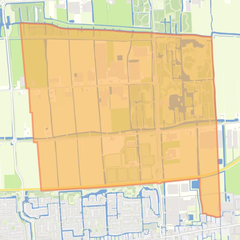 Kaart van de buurt Bovenkarspel buitengebied noord.