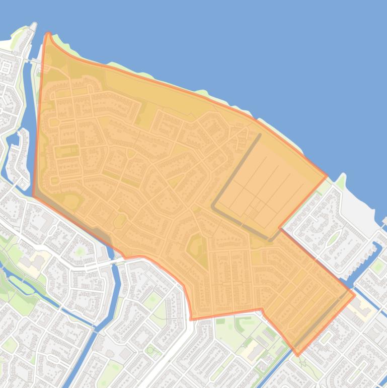 Kaart van de buurt Bovenmaat Noord.
