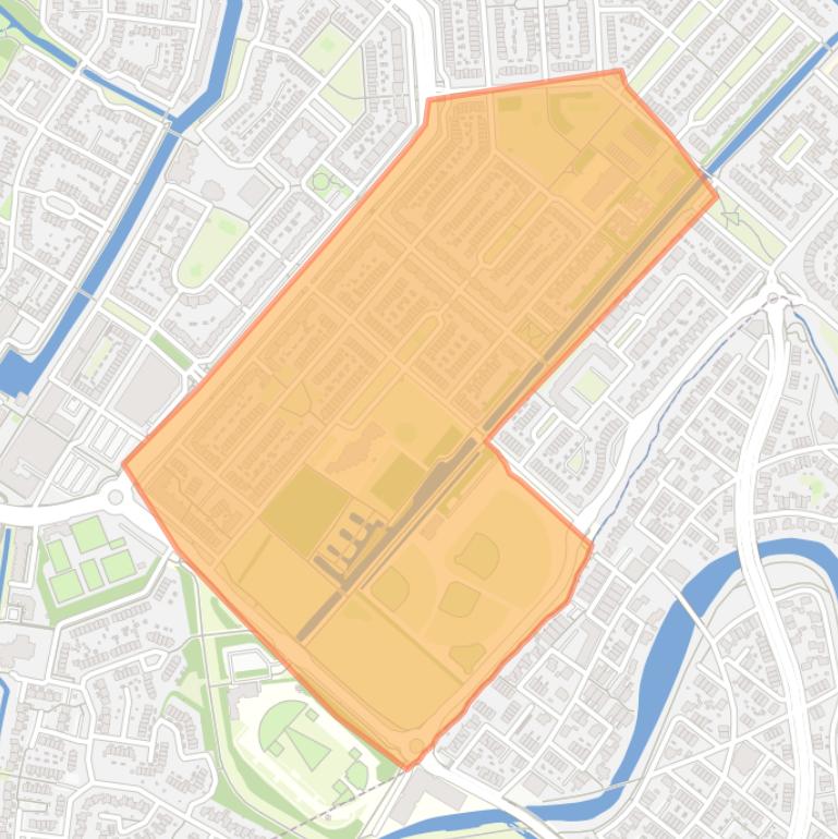 Kaart van de buurt Bovenmaat-Oost.