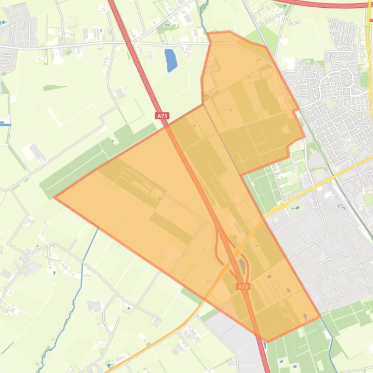 Kaart van de buurt Boxmeer buitengebied West.
