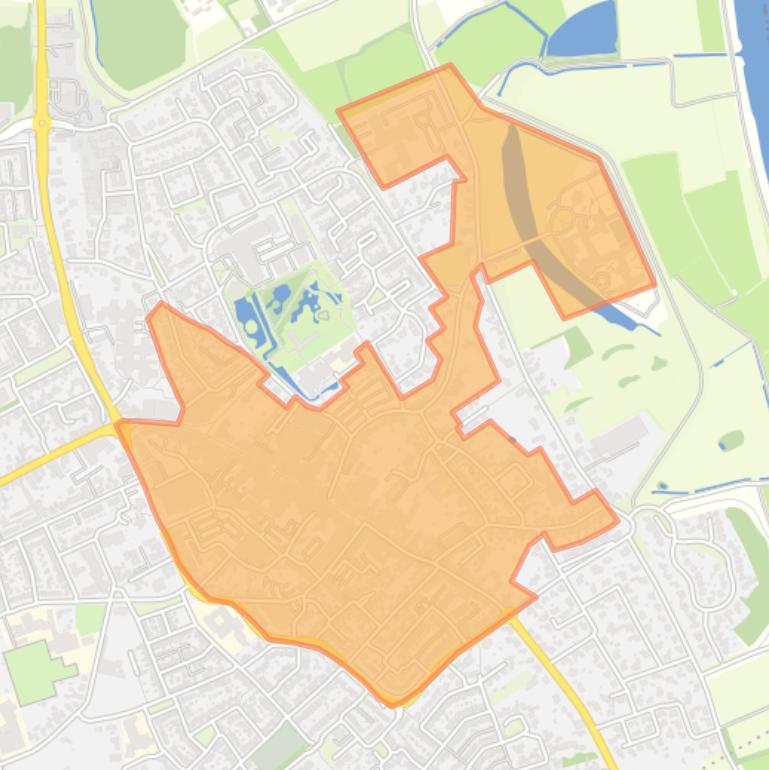 Kaart van de buurt Boxmeer Centrum.