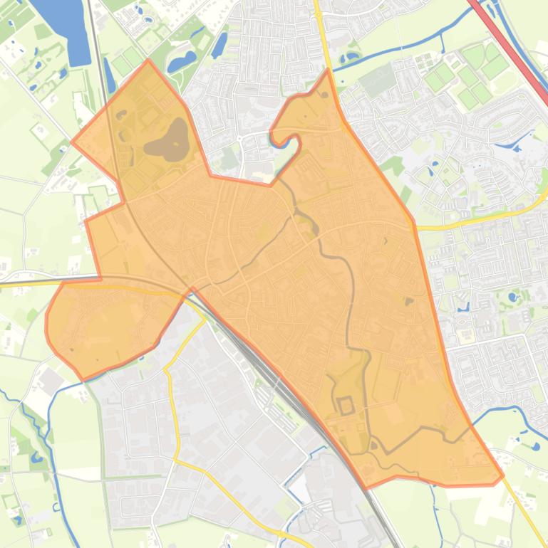 Kaart van de buurt Boxtel-Centrum.