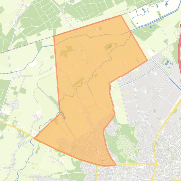 Kaart van de buurt Brabander.