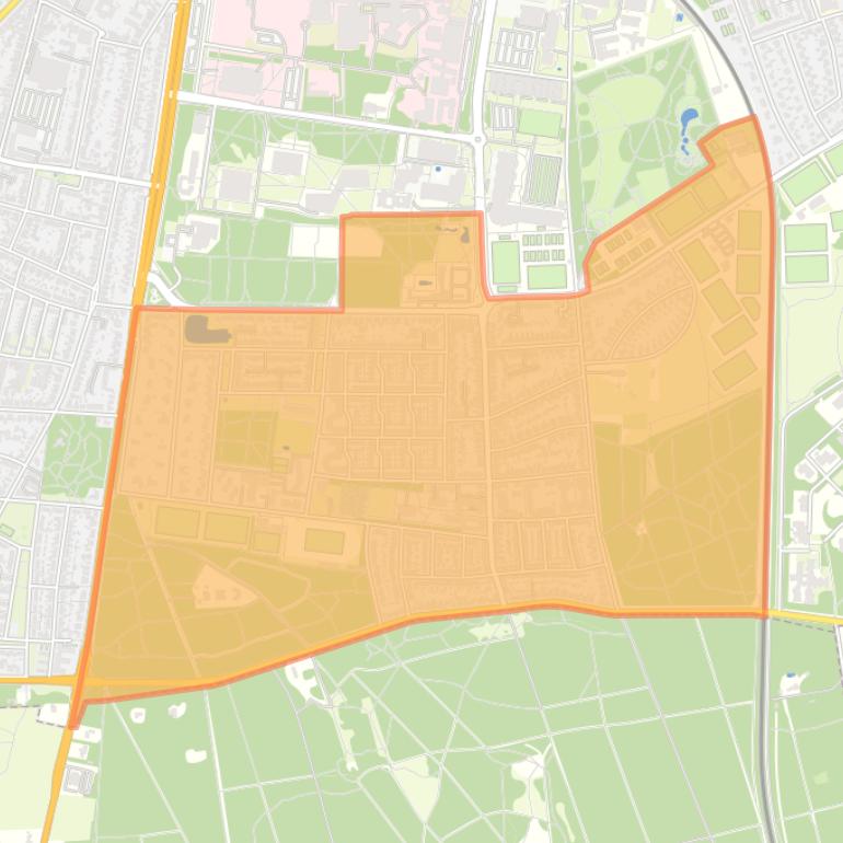 Kaart van de buurt Brakkenstein.