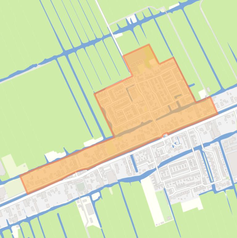 Kaart van de buurt Brandwijk-Dorp.