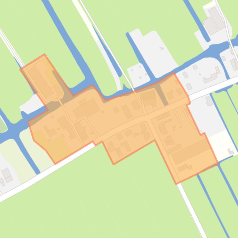 Kaart van de buurt Brandwijk-Kern-Oud.