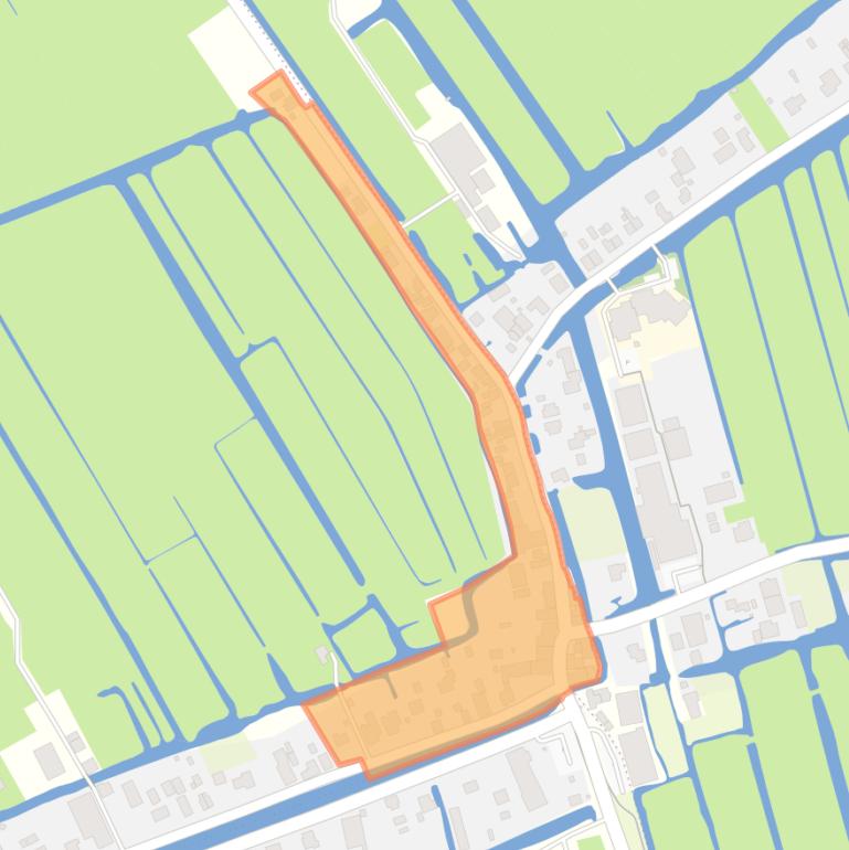 Kaart van de buurt Brandwijk-Vuilendam.