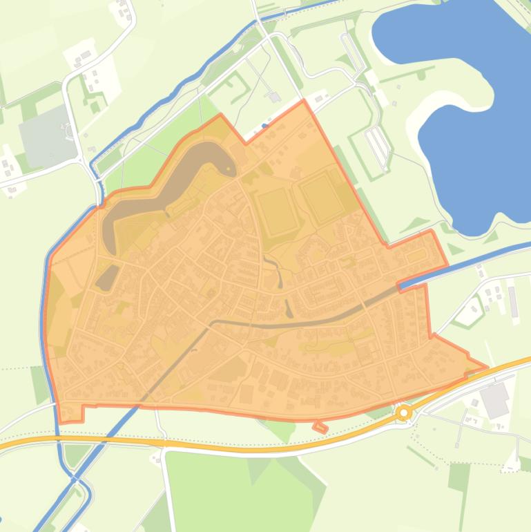 Kaart van de buurt Bredevoort.