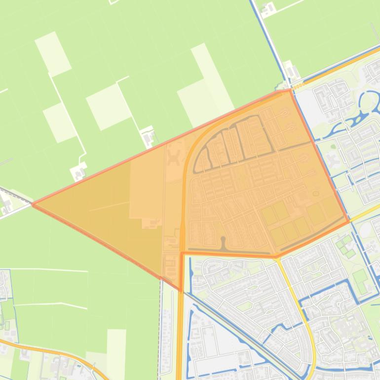 Kaart van de buurt Breecamp.