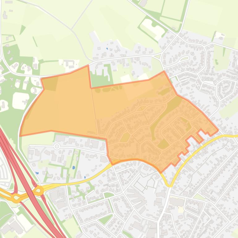 Kaart van de buurt Breedvennen.