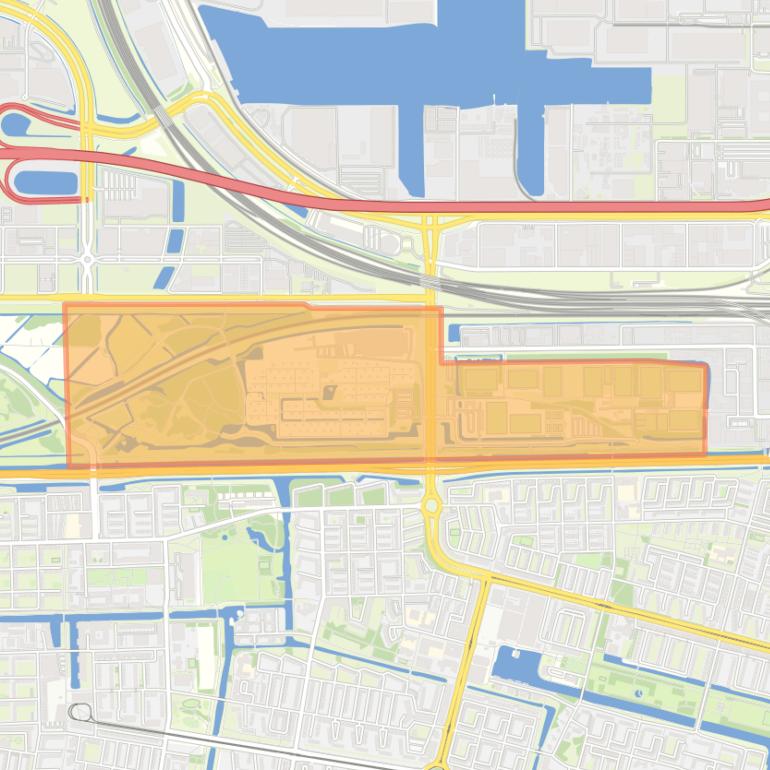 Kaart van de buurt Bretten-Oost.