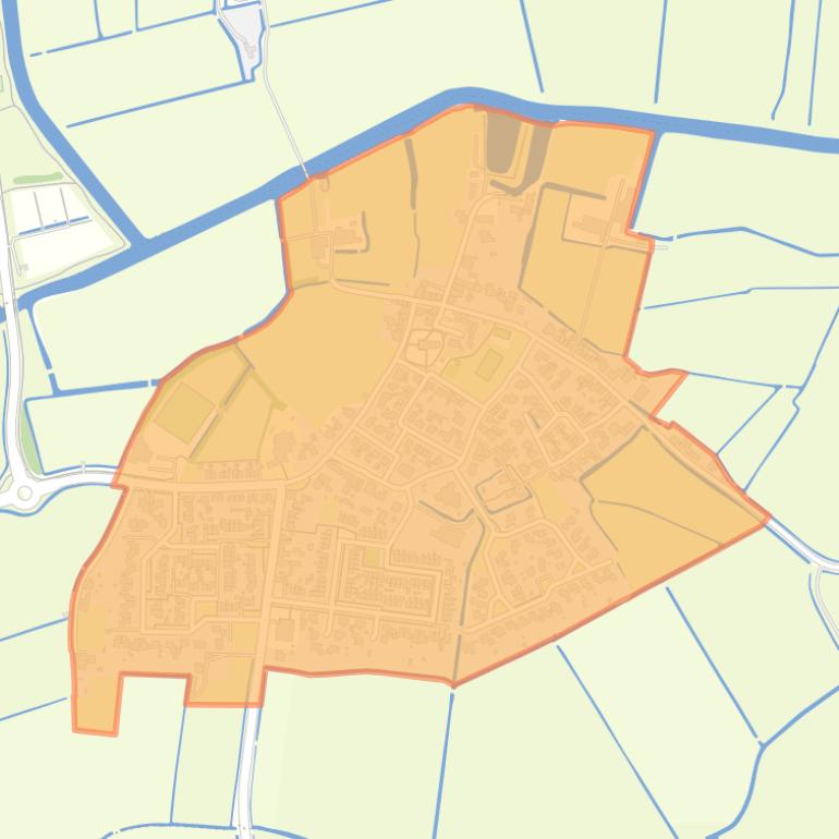 Kaart van de buurt Britsum.