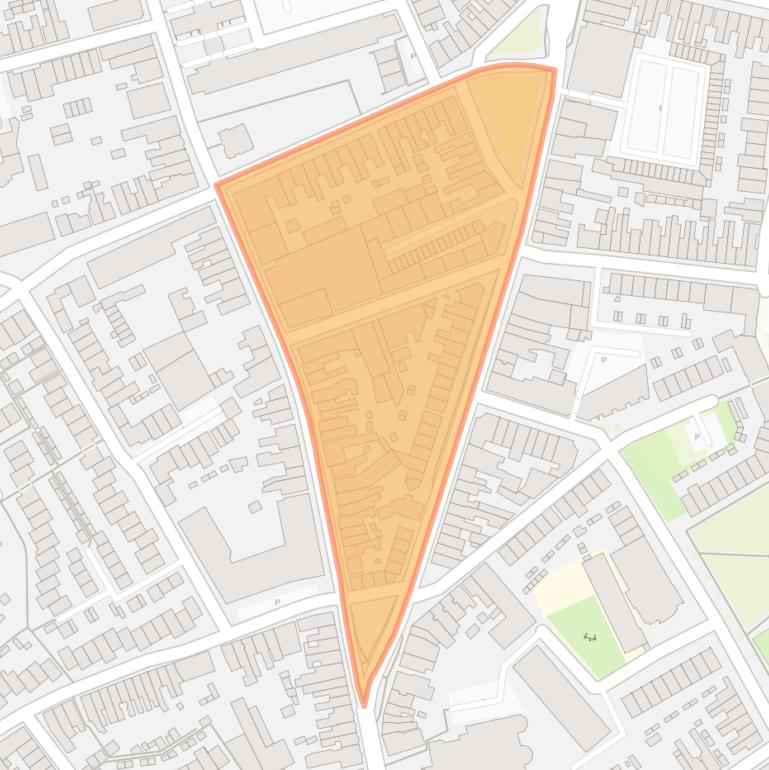 Kaart van de buurt Broekhoven I West.