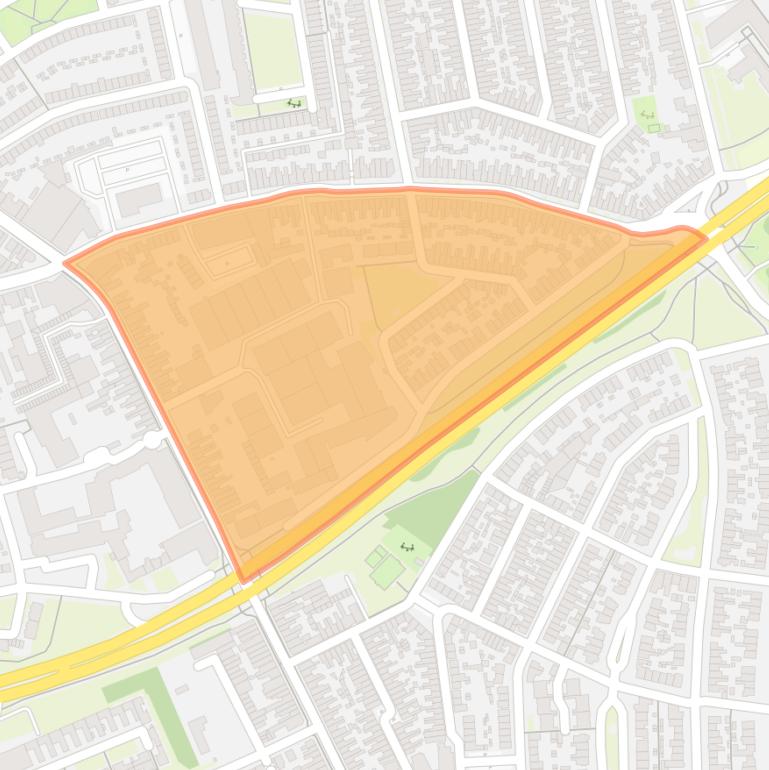 Kaart van de buurt Broekhoven II Oost.