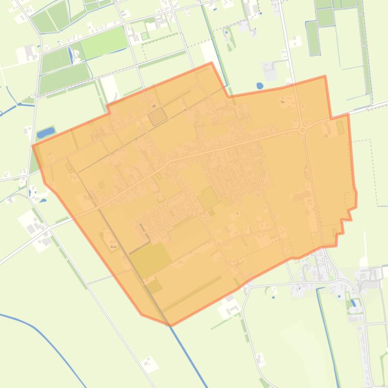 Kaart van de buurt Broeksterwâld.