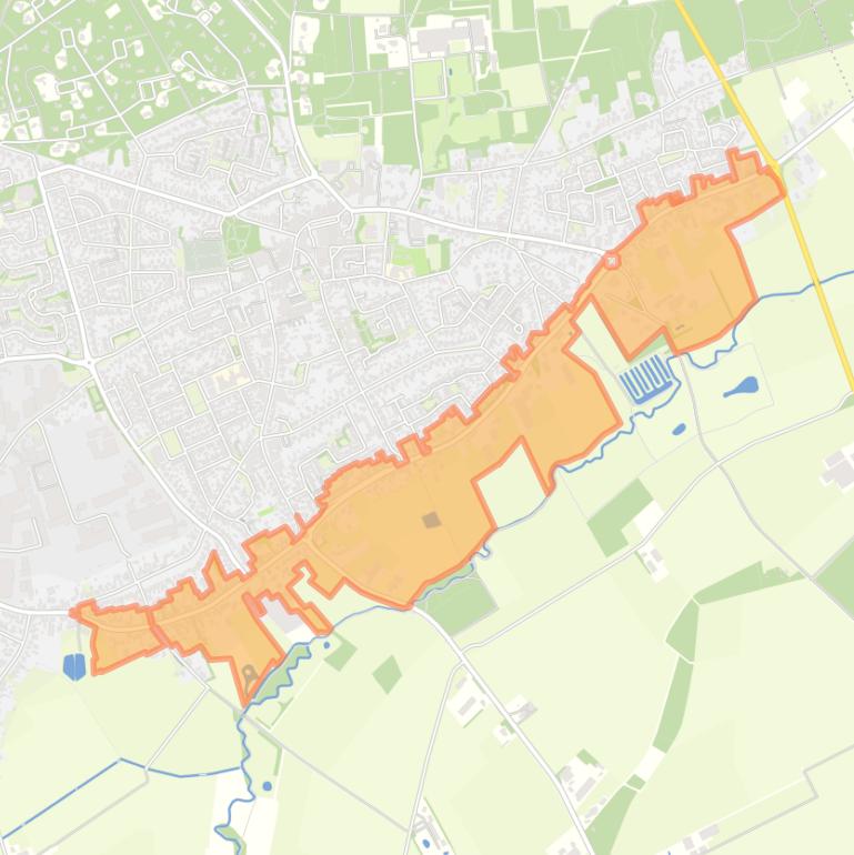 Kaart van de buurt Broekstraat-Hoek-Lijnt-Eijkereind.