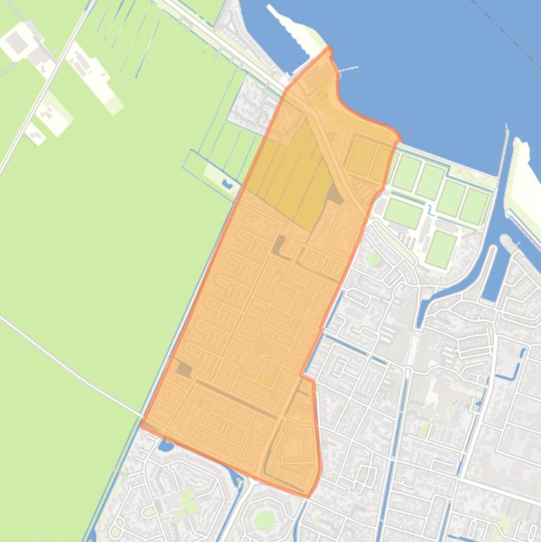 Kaart van de buurt Broerswetering.