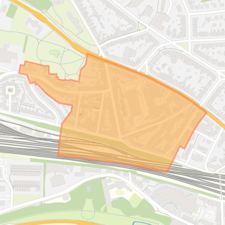 Kaart van de buurt Brouwerijweg en omgeving.