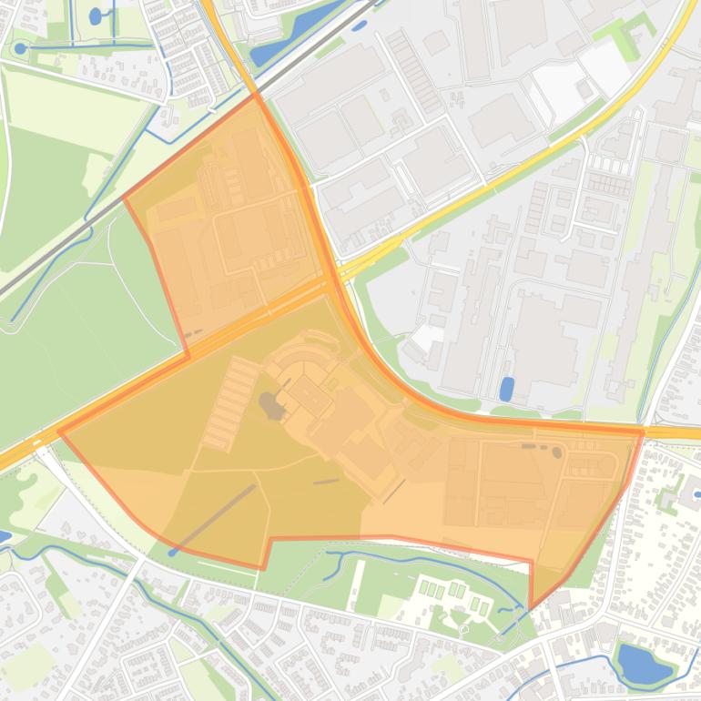 Kaart van de buurt Brouwersmolen-Zuid.