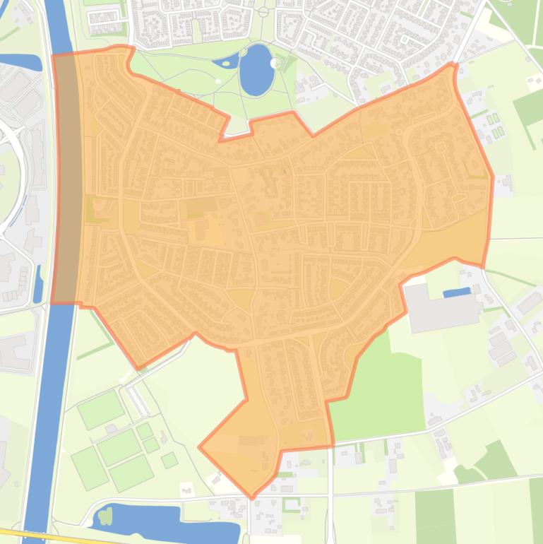 Kaart van de buurt Brouwhuis-Dorp.