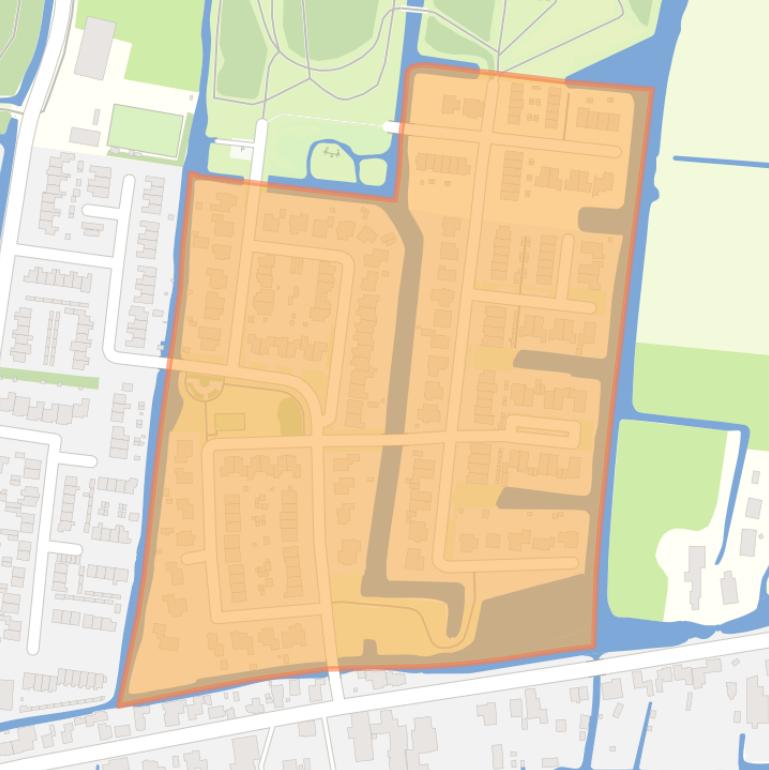 Kaart van de buurt Bruggevaart en omgeving.