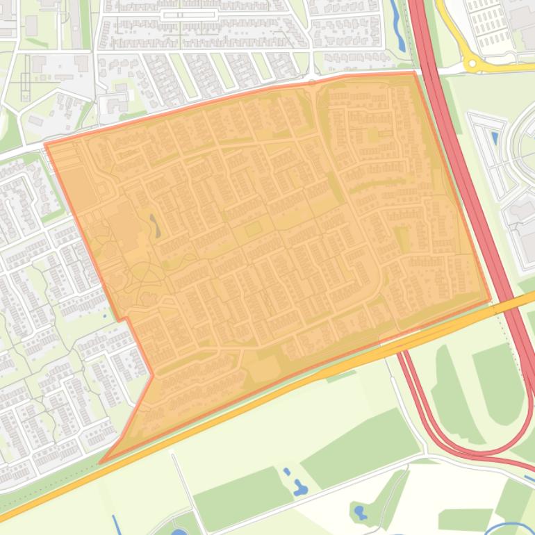 Kaart van de buurt Brukske 2.